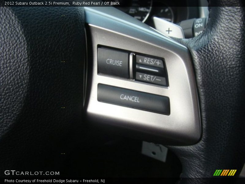 Ruby Red Pearl / Off Black 2012 Subaru Outback 2.5i Premium