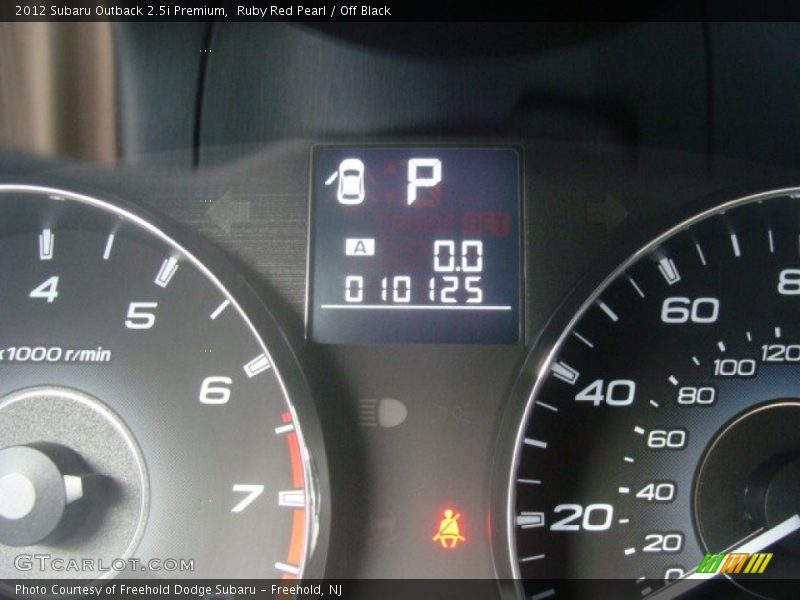Ruby Red Pearl / Off Black 2012 Subaru Outback 2.5i Premium