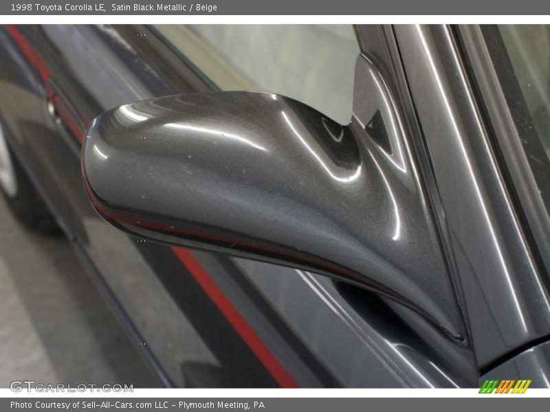 Satin Black Metallic / Beige 1998 Toyota Corolla LE