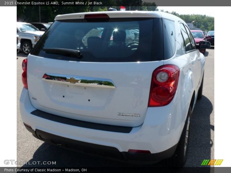 Summit White / Jet Black 2015 Chevrolet Equinox LS AWD