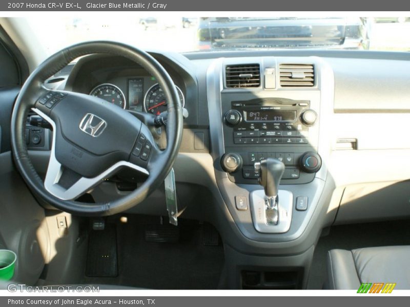 Glacier Blue Metallic / Gray 2007 Honda CR-V EX-L