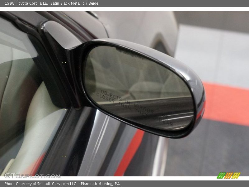 Satin Black Metallic / Beige 1998 Toyota Corolla LE