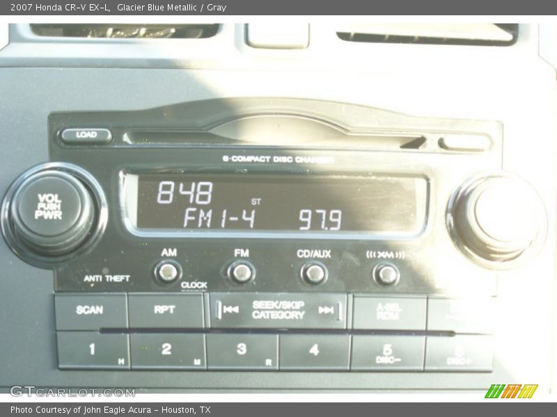 Glacier Blue Metallic / Gray 2007 Honda CR-V EX-L