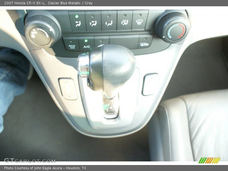 Glacier Blue Metallic / Gray 2007 Honda CR-V EX-L