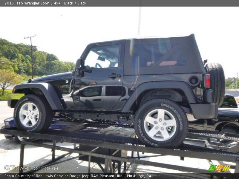 Black / Black 2015 Jeep Wrangler Sport S 4x4