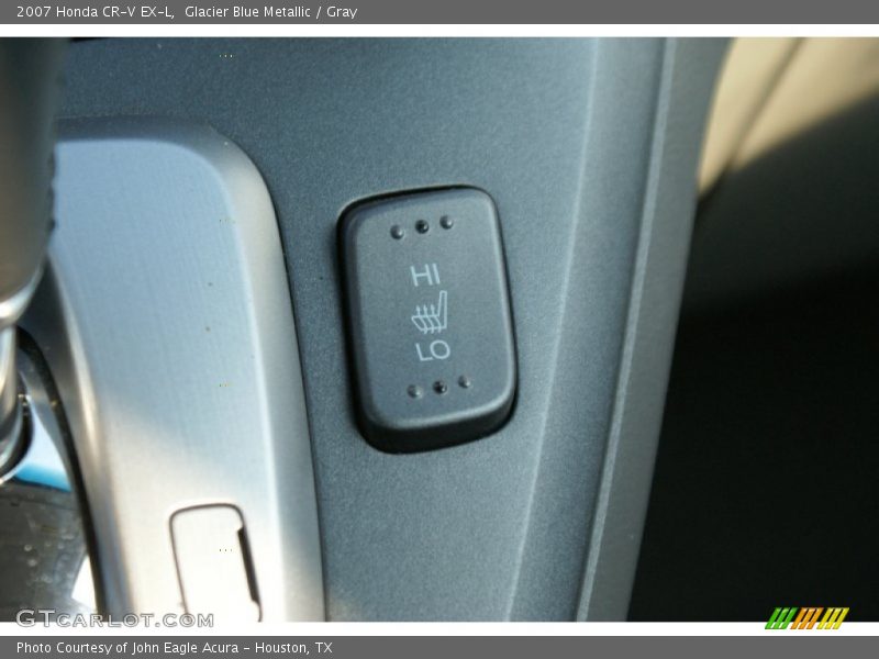 Glacier Blue Metallic / Gray 2007 Honda CR-V EX-L