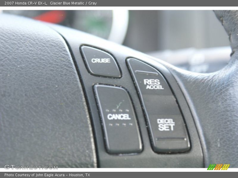Glacier Blue Metallic / Gray 2007 Honda CR-V EX-L