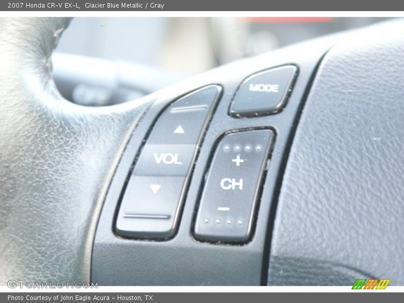 Glacier Blue Metallic / Gray 2007 Honda CR-V EX-L