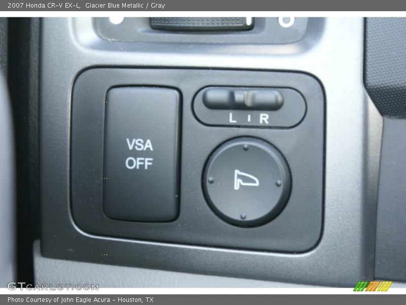Glacier Blue Metallic / Gray 2007 Honda CR-V EX-L