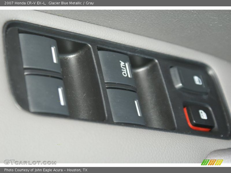 Glacier Blue Metallic / Gray 2007 Honda CR-V EX-L