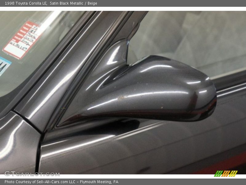 Satin Black Metallic / Beige 1998 Toyota Corolla LE