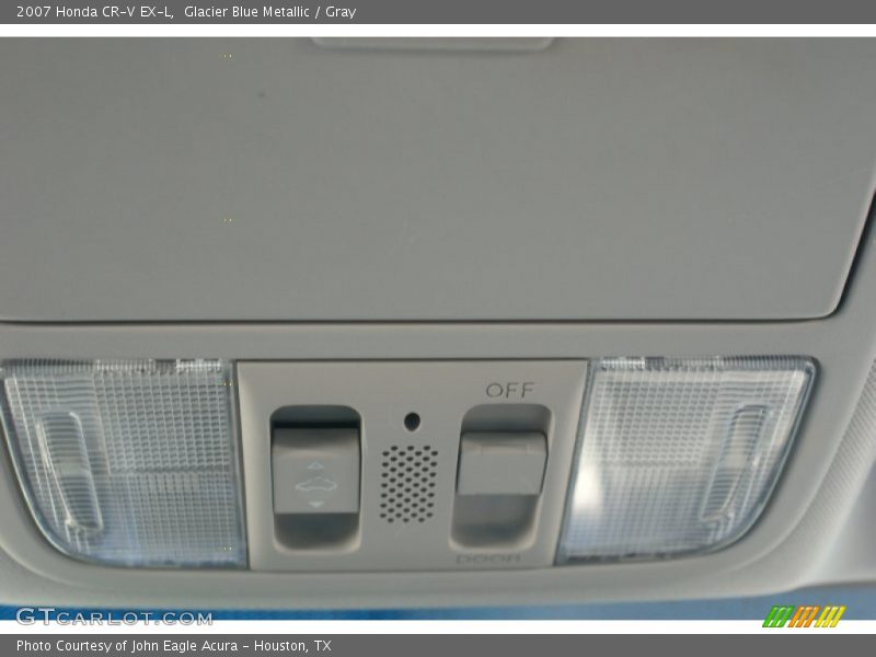 Glacier Blue Metallic / Gray 2007 Honda CR-V EX-L