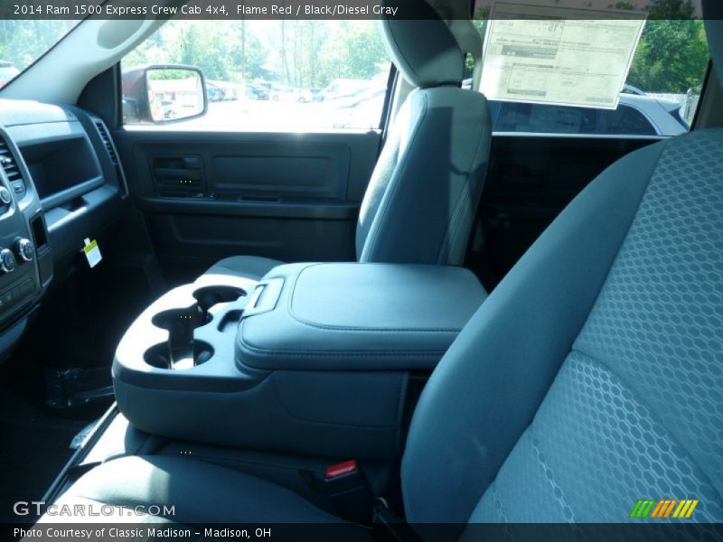 Flame Red / Black/Diesel Gray 2014 Ram 1500 Express Crew Cab 4x4