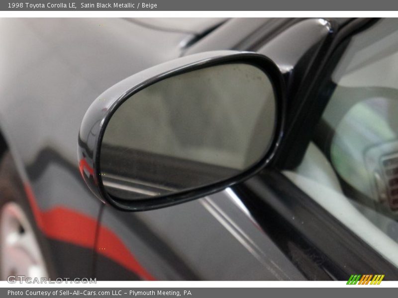 Satin Black Metallic / Beige 1998 Toyota Corolla LE