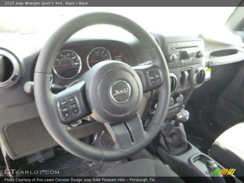 Black / Black 2015 Jeep Wrangler Sport S 4x4