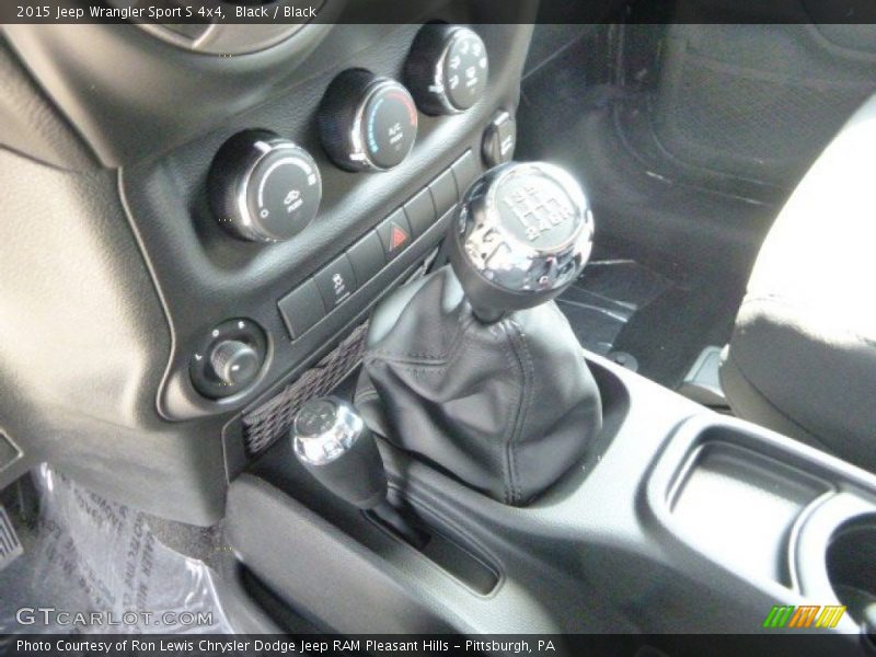 Black / Black 2015 Jeep Wrangler Sport S 4x4