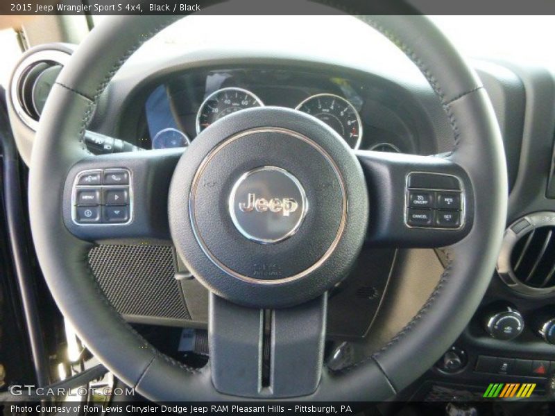 Black / Black 2015 Jeep Wrangler Sport S 4x4