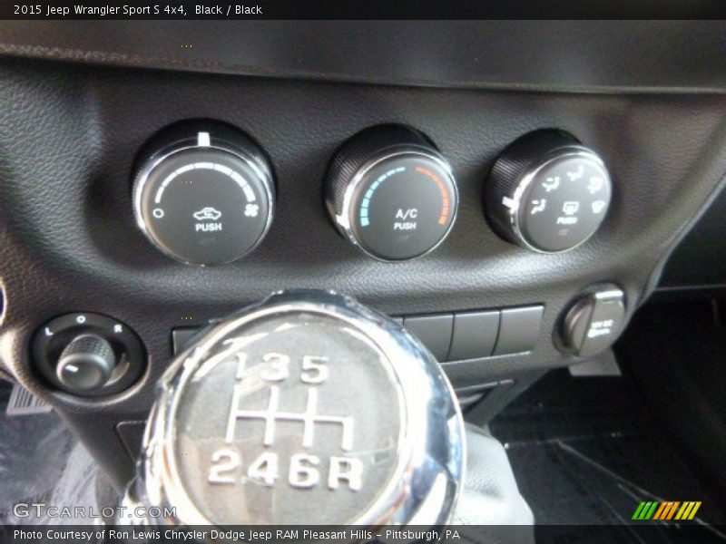 Black / Black 2015 Jeep Wrangler Sport S 4x4