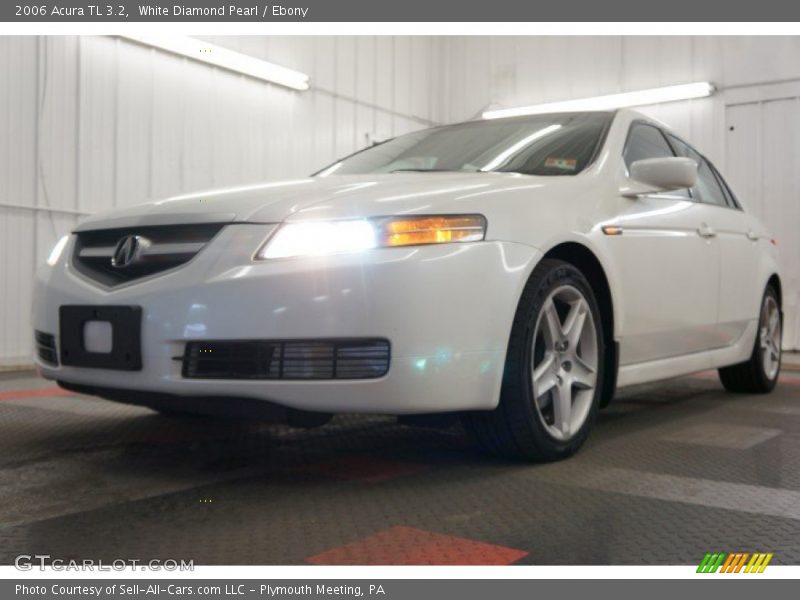 White Diamond Pearl / Ebony 2006 Acura TL 3.2