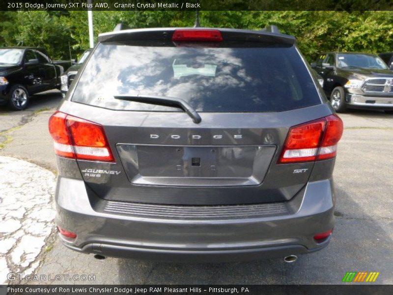 Granite Crystal Metallic / Black 2015 Dodge Journey SXT Plus AWD
