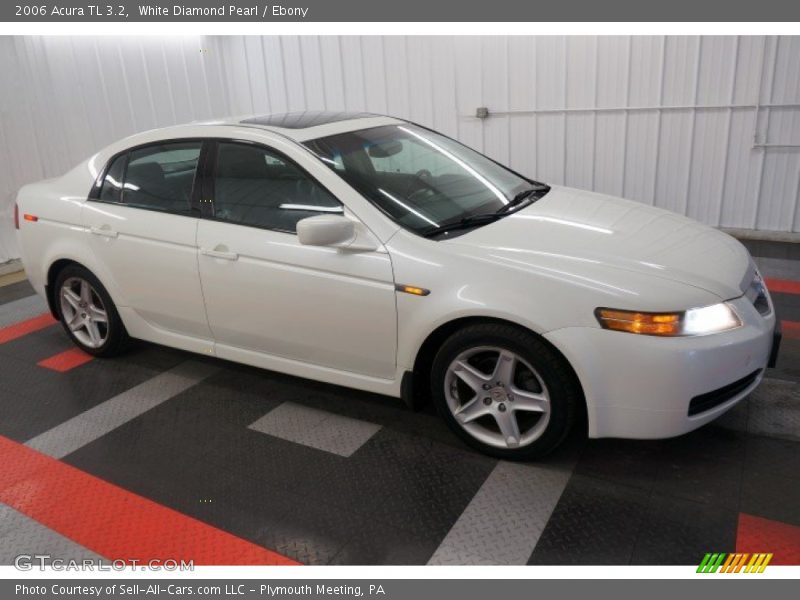 White Diamond Pearl / Ebony 2006 Acura TL 3.2