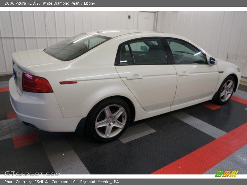 White Diamond Pearl / Ebony 2006 Acura TL 3.2