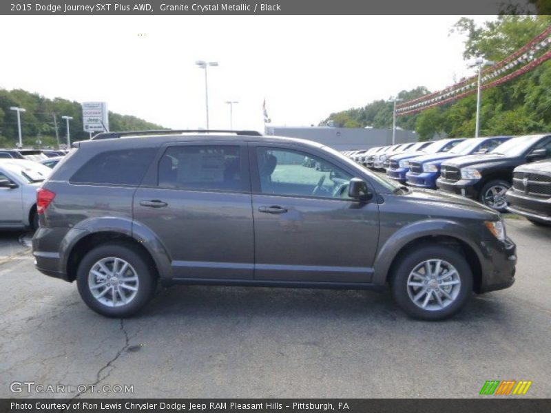 Granite Crystal Metallic / Black 2015 Dodge Journey SXT Plus AWD