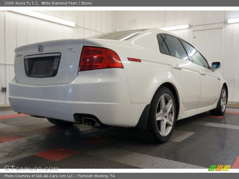 White Diamond Pearl / Ebony 2006 Acura TL 3.2
