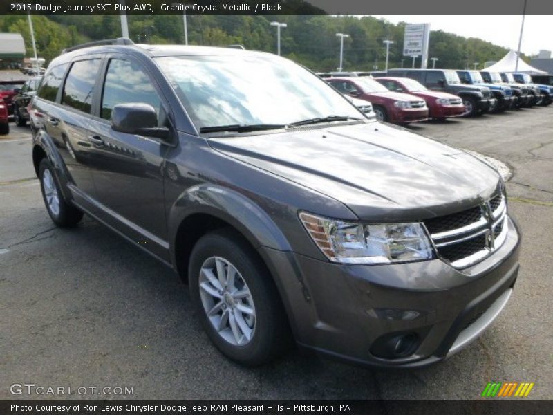 Granite Crystal Metallic / Black 2015 Dodge Journey SXT Plus AWD
