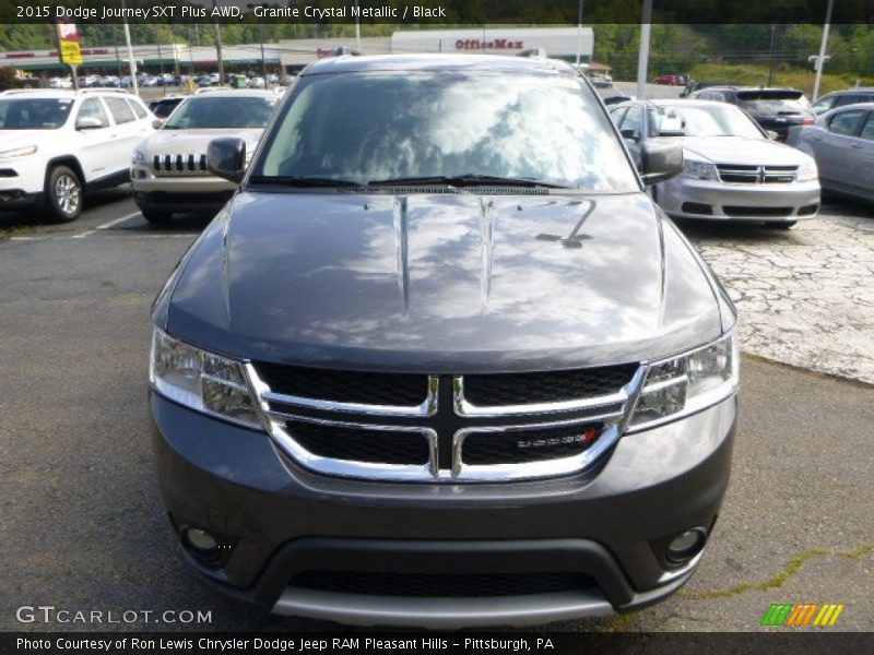 Granite Crystal Metallic / Black 2015 Dodge Journey SXT Plus AWD