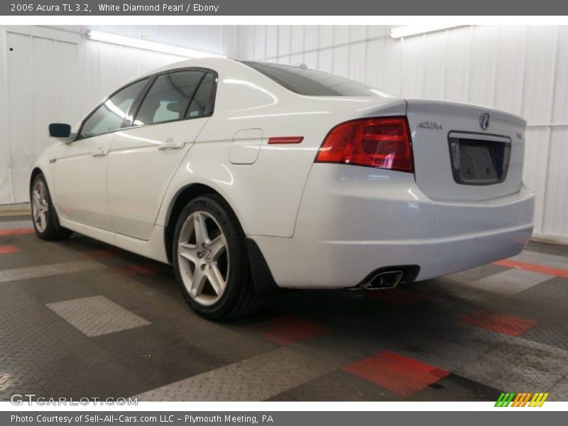 White Diamond Pearl / Ebony 2006 Acura TL 3.2