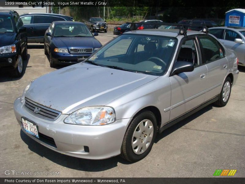Vogue Silver Metallic / Gray 1999 Honda Civic VP Sedan