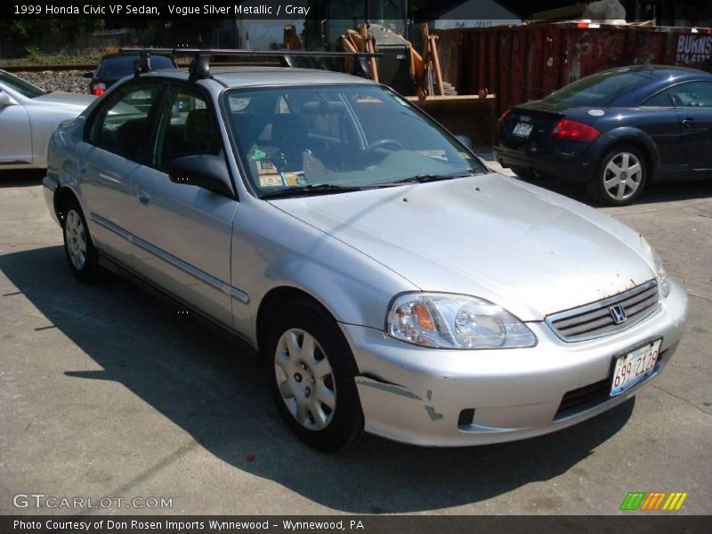 Vogue Silver Metallic / Gray 1999 Honda Civic VP Sedan
