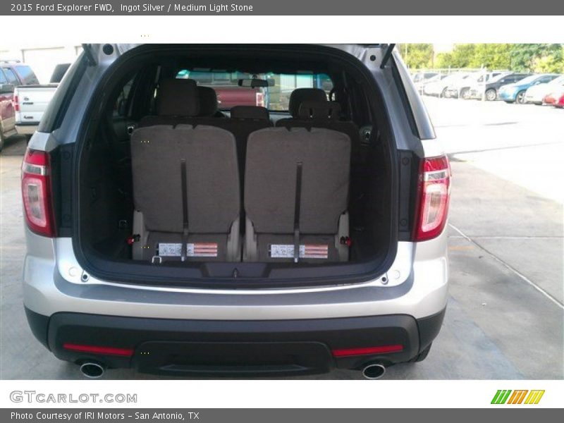 Ingot Silver / Medium Light Stone 2015 Ford Explorer FWD
