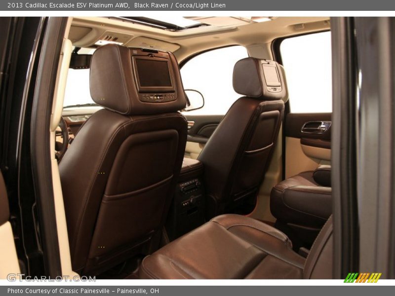 Black Raven / Cocoa/Light Linen 2013 Cadillac Escalade ESV Platinum AWD