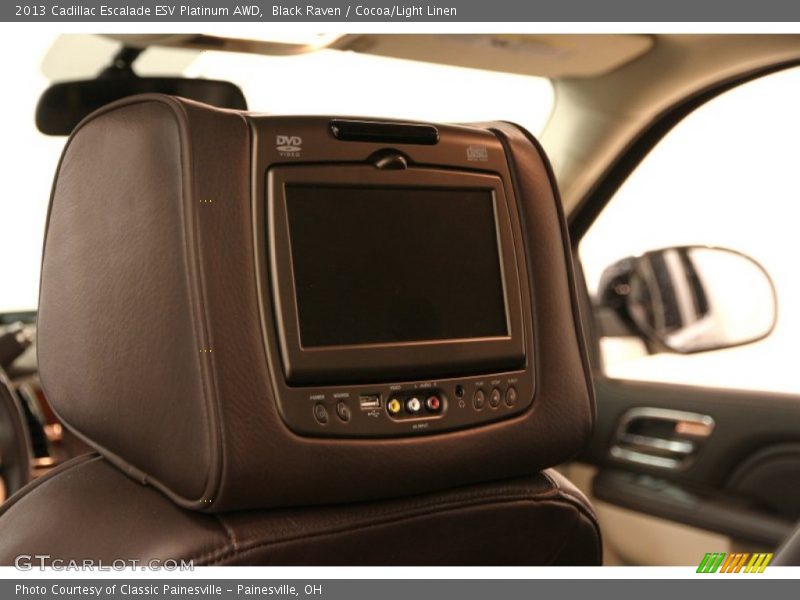 Black Raven / Cocoa/Light Linen 2013 Cadillac Escalade ESV Platinum AWD