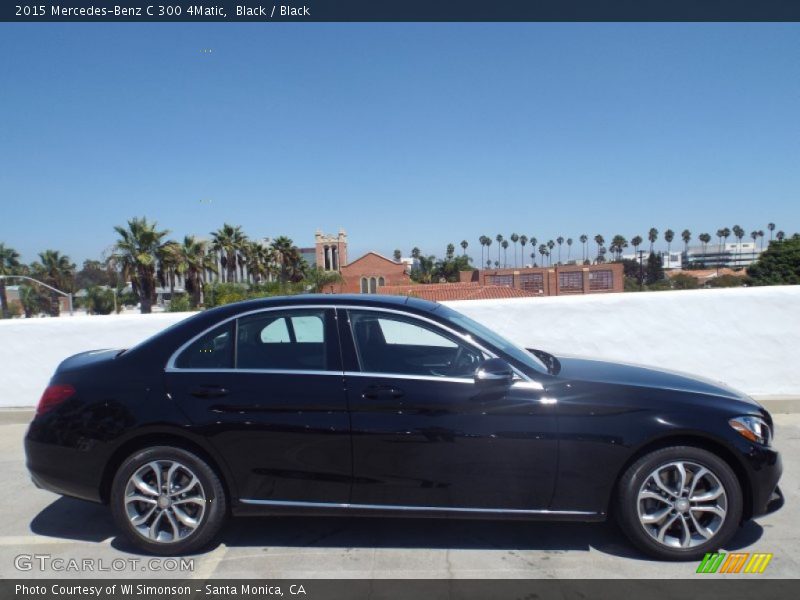 Black / Black 2015 Mercedes-Benz C 300 4Matic