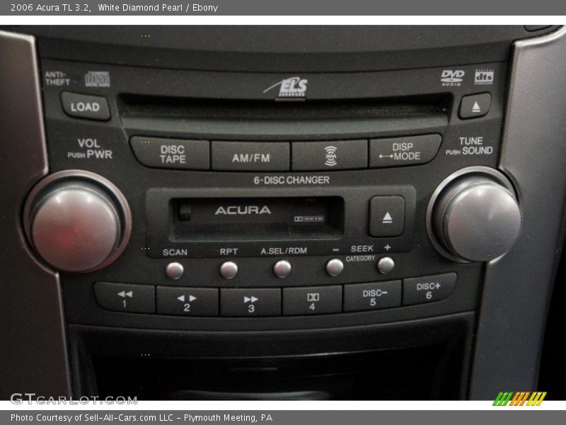 White Diamond Pearl / Ebony 2006 Acura TL 3.2