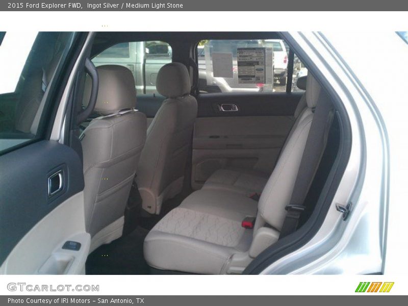 Ingot Silver / Medium Light Stone 2015 Ford Explorer FWD
