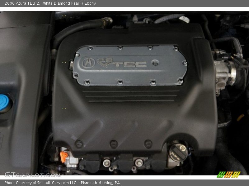 White Diamond Pearl / Ebony 2006 Acura TL 3.2