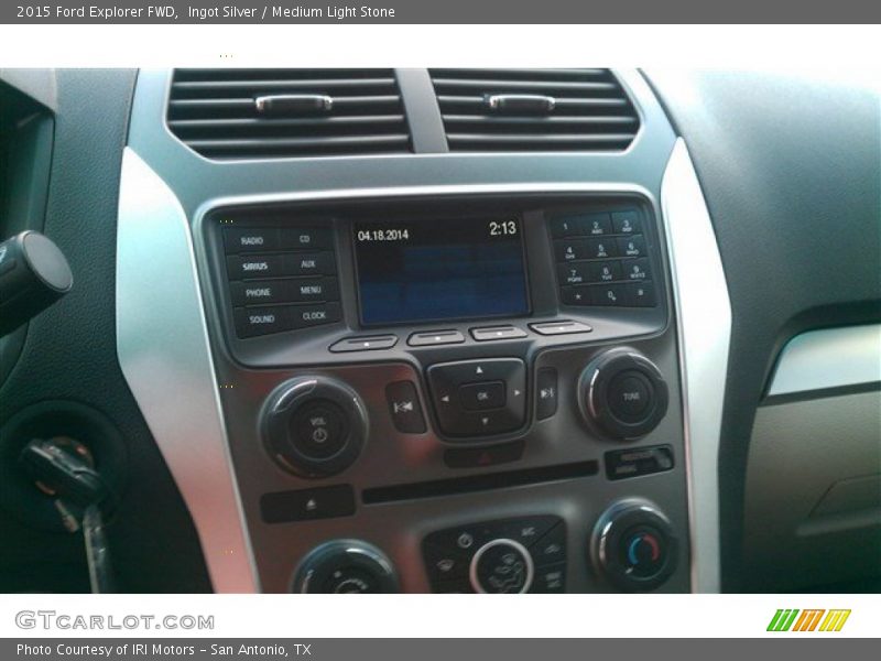 Ingot Silver / Medium Light Stone 2015 Ford Explorer FWD