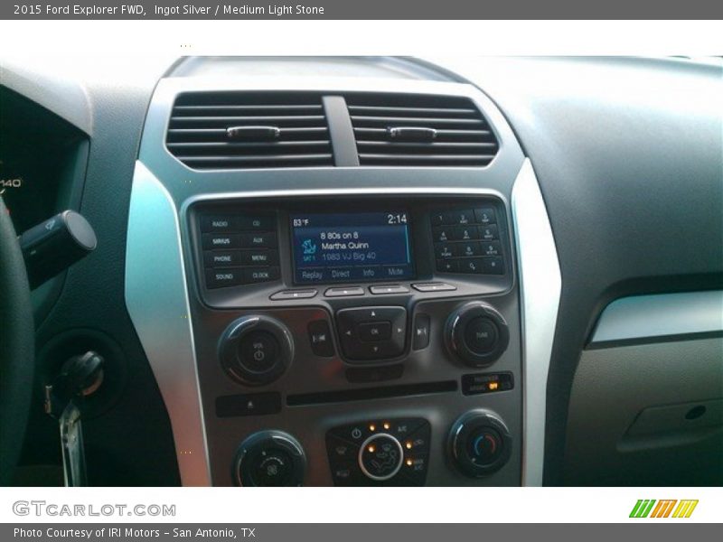 Ingot Silver / Medium Light Stone 2015 Ford Explorer FWD
