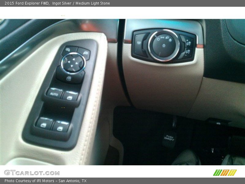 Ingot Silver / Medium Light Stone 2015 Ford Explorer FWD