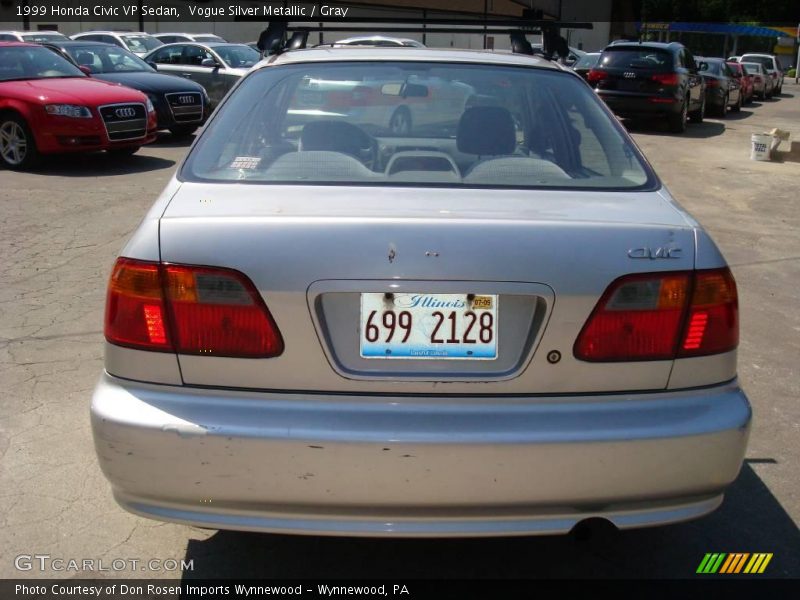 Vogue Silver Metallic / Gray 1999 Honda Civic VP Sedan