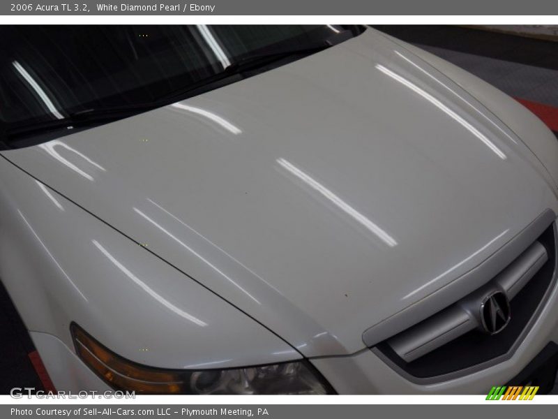 White Diamond Pearl / Ebony 2006 Acura TL 3.2