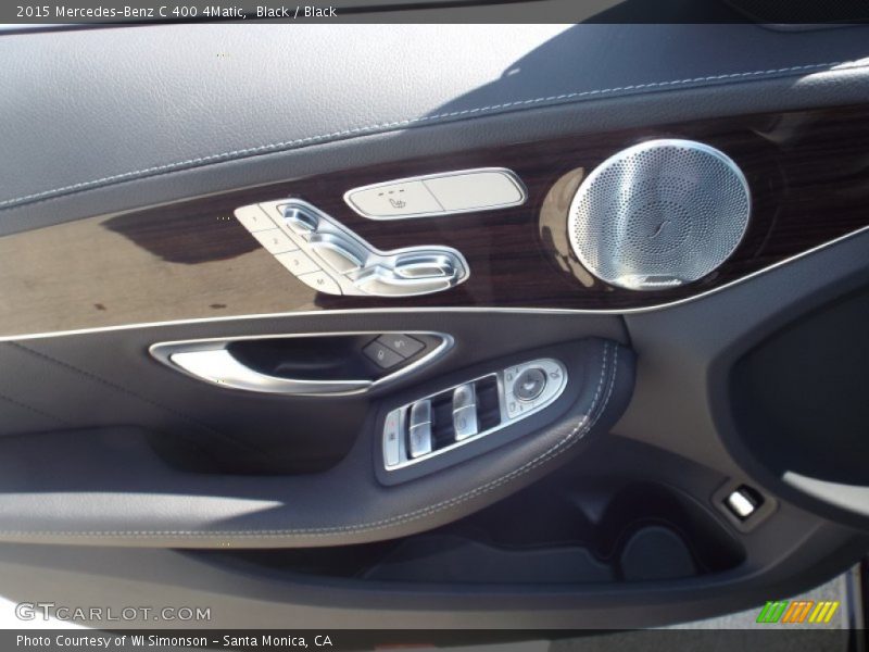 Black / Black 2015 Mercedes-Benz C 400 4Matic