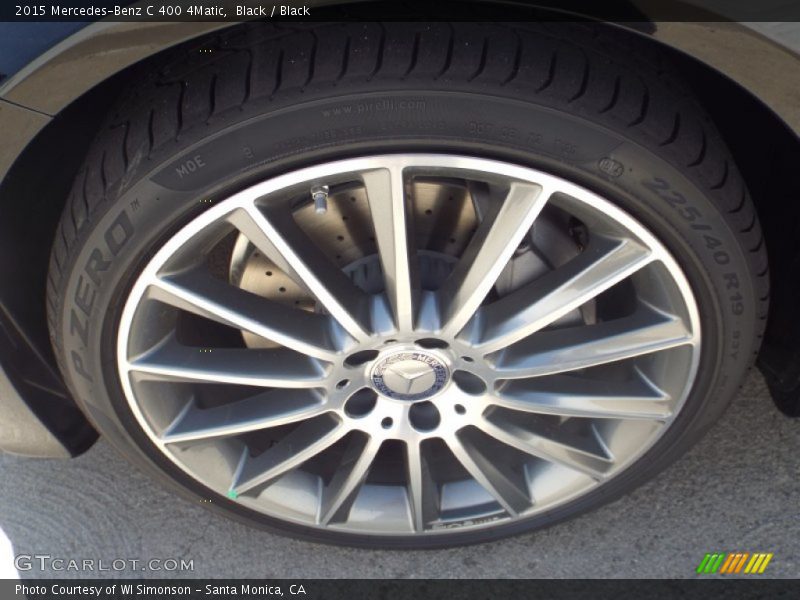 Black / Black 2015 Mercedes-Benz C 400 4Matic