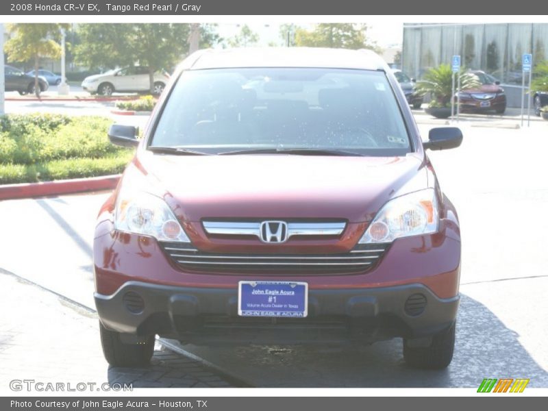 Tango Red Pearl / Gray 2008 Honda CR-V EX