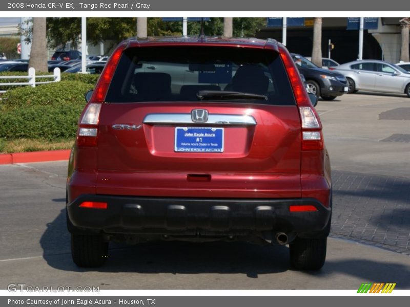Tango Red Pearl / Gray 2008 Honda CR-V EX