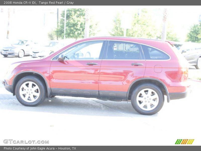Tango Red Pearl / Gray 2008 Honda CR-V EX